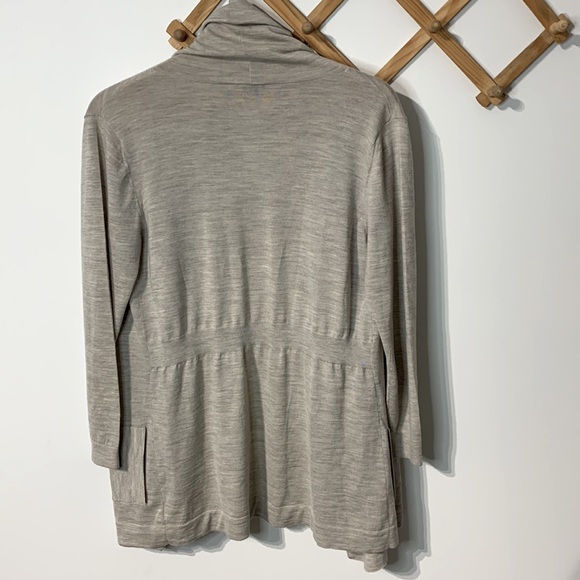 Theory Maritza B Preen Drape Cardigan - Picture 6 of 9